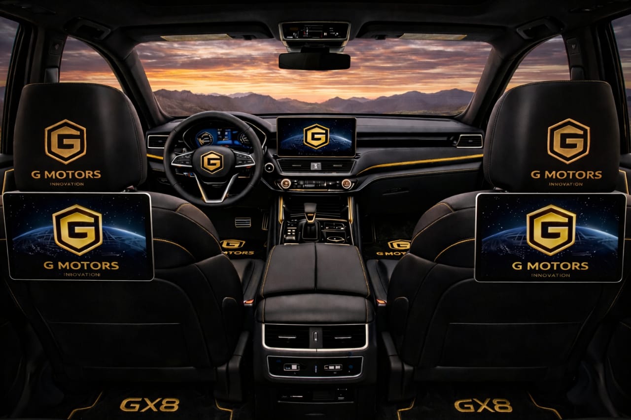 GX8 intérieur écrans arrière