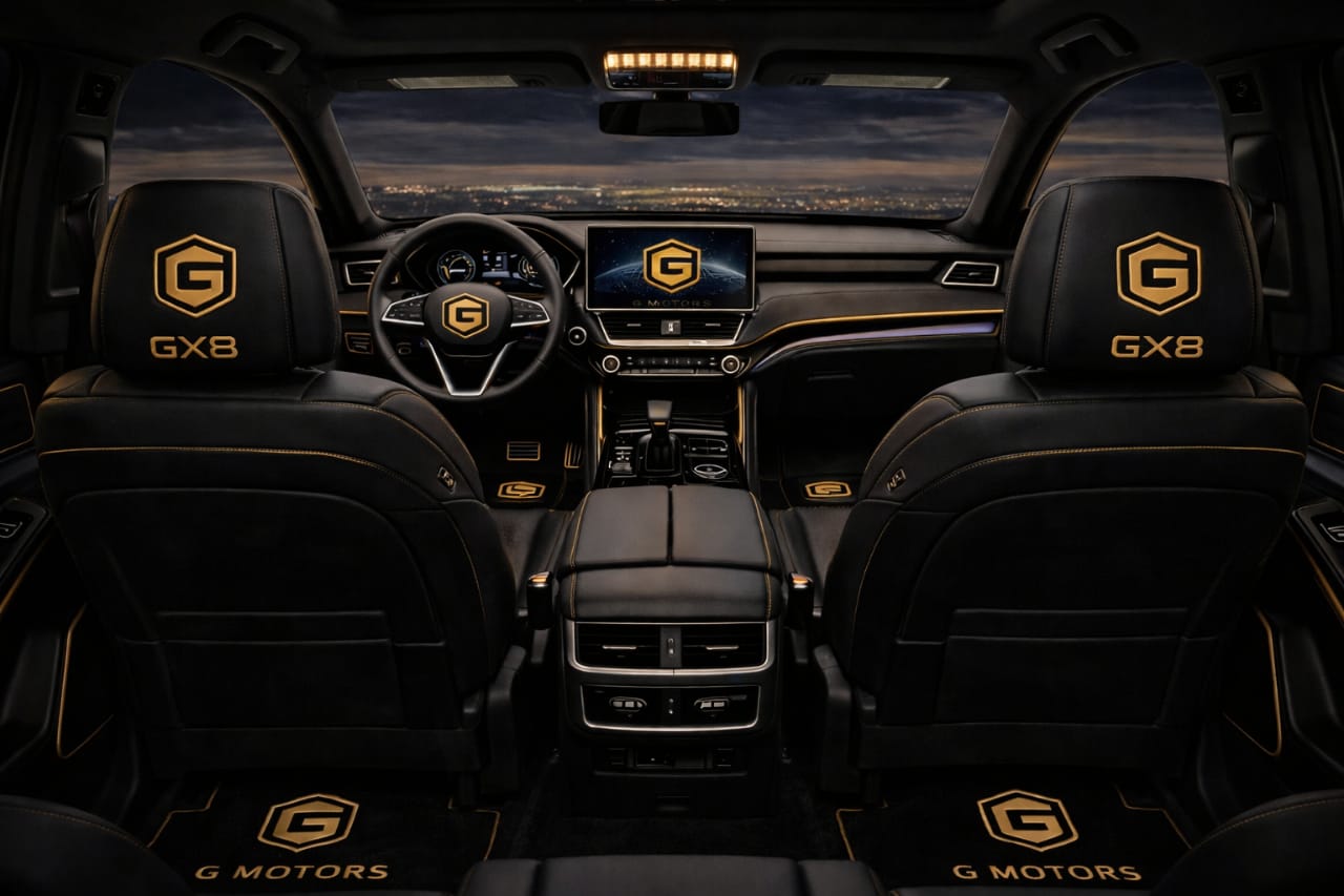 GX8 — Ambiance nuit, sièges GX8