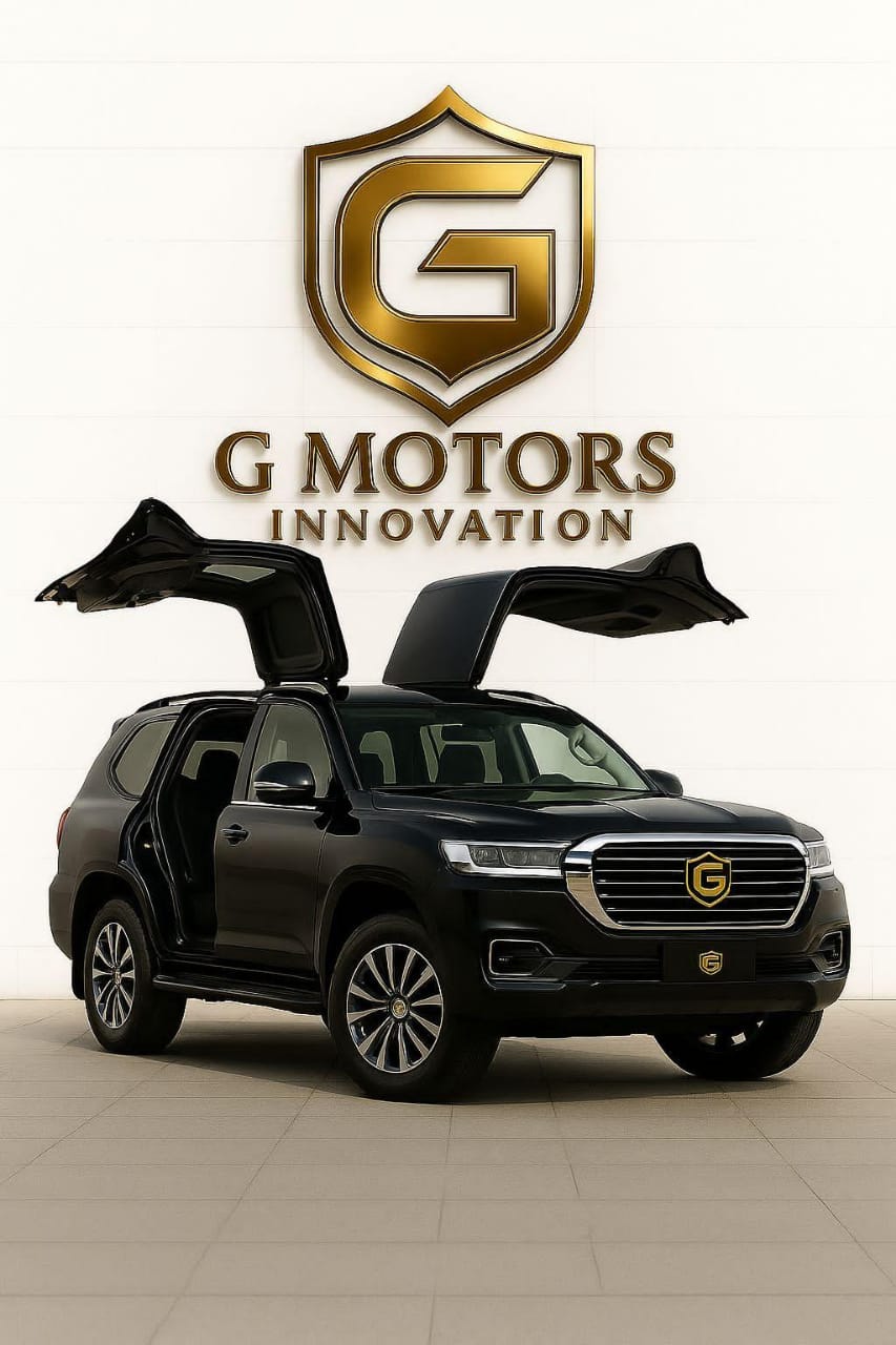 G Motors SUV portes papillon showroom